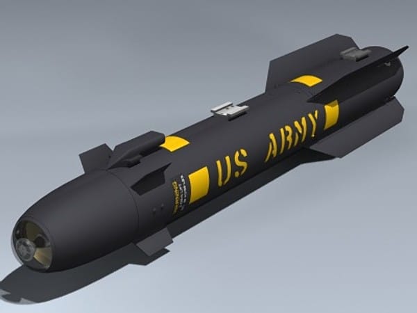AGM-114 Hellfire air-to-ground missiles