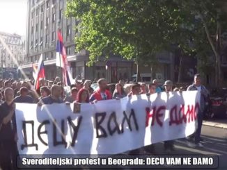 I pored zabrane vlasti u Srbiji ipak je održan Sveroditeljski protest u Beogradu pod nazivom “Odbrana dece i porodice – roditelji ZA slobodu izbora, ZA prava majki I očeva”.